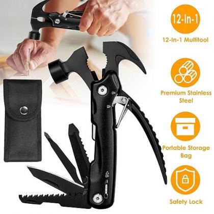 12 In 1 Hammer Multitool Portable Stainless Steel..