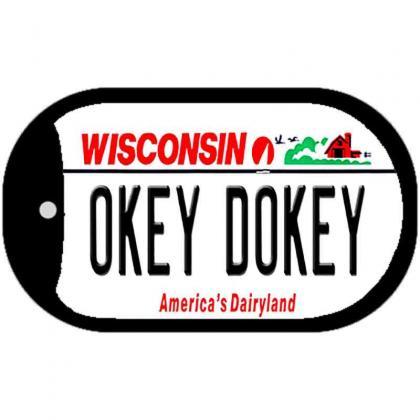 Okey Dokey Wisconsin State Background Novelty..