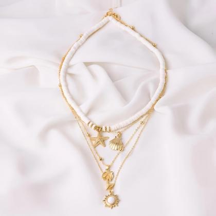 Elegant Starfish Shell Necklace