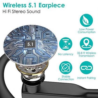 Unilateral Wireless V5.1 Business Earpiece With..