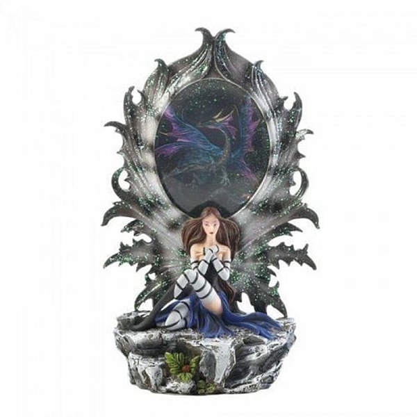 Fairy And Dragon Lighted Figurine Usa
