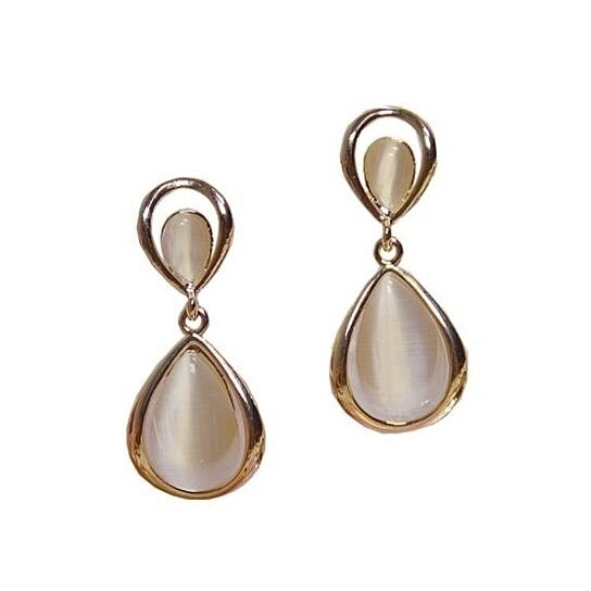 Water Drop Opal Earrings