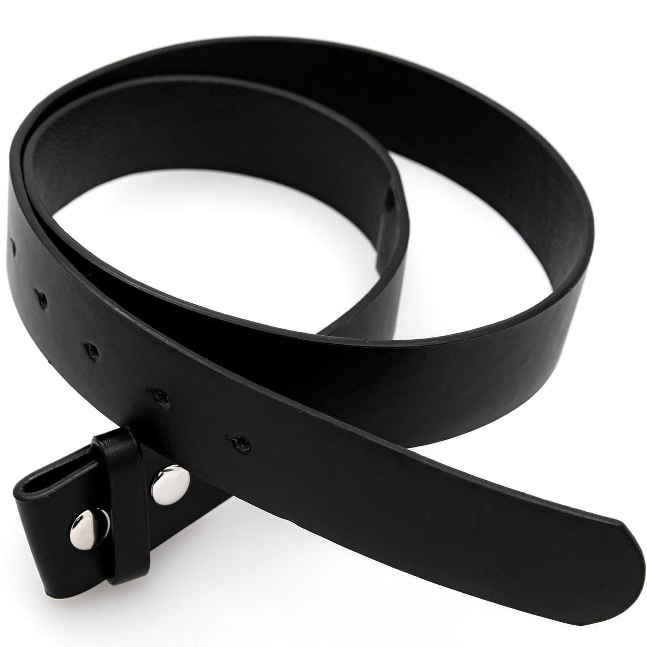 Hoist Yer Trousers Universal Cosplay Black Faux Leather Costume Belt | Large