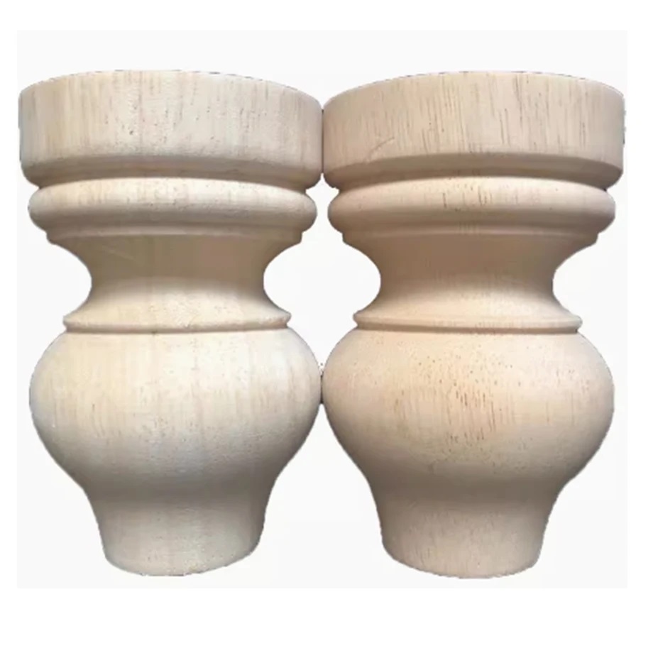 European Style Solid Wood Furniture Legs - Carved Tiger Feet For Tables, Coffee Tables, Tv Cabinets, And Bath Cabinets