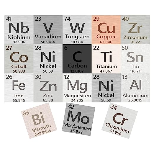 High Purity Metal Element Cube – Periodic Table Collection For Hobbies ...