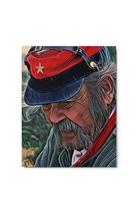 Old Soldier Metal prints 11' x 14' FREE SHIPPING