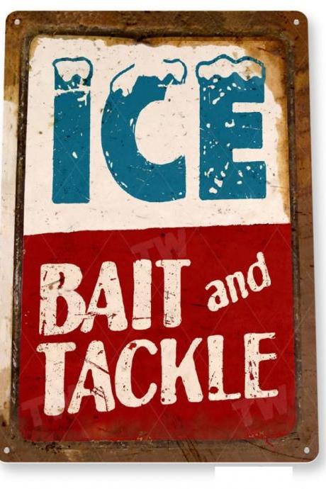 Ice Bait Sign 12' x 18' FREE SHIPPING