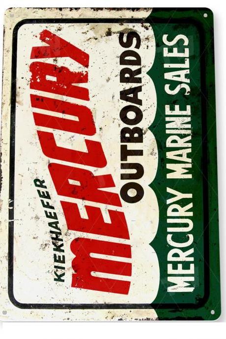 Mercury Outboard-Motors Sign 12' x 18' FREE SHIPPING