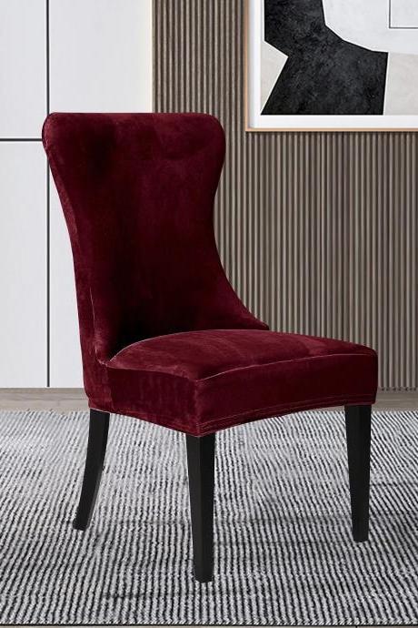 Stretch Armless Wingback Chair Cover