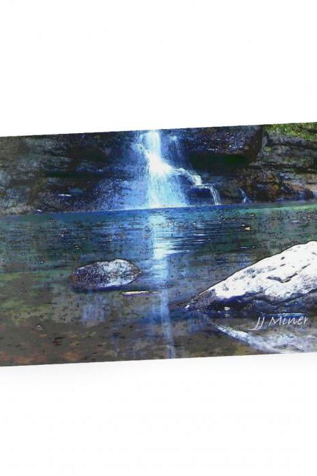 Waterfall Greeting Cards (10-pcs) Shipping