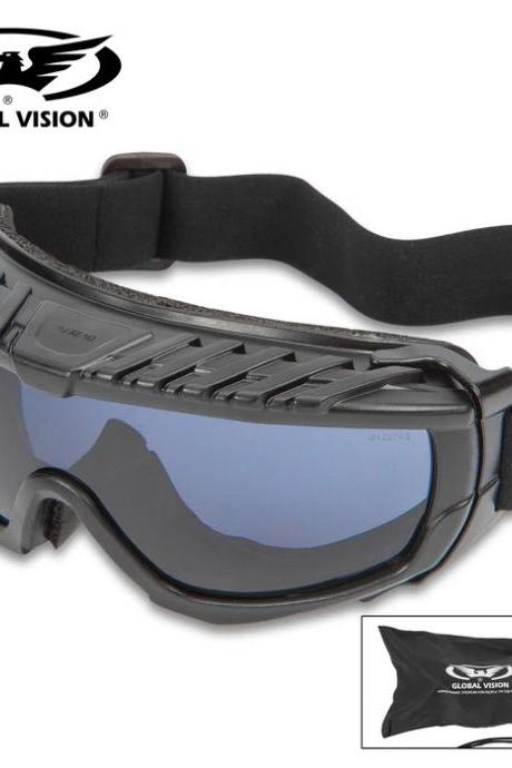 Global Vision Ballistech Anti-fog Protective Glasses With Smoke Colored Lenses