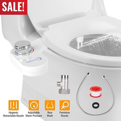 Non Electric Cold Water Mechanical Bidet Toilet Seat Attachment