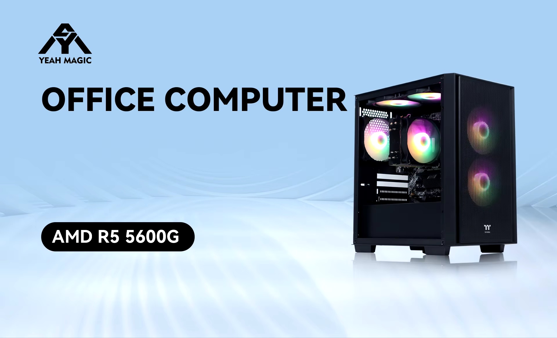 Yeah Magic Computer Case Yeah Magic Business Desktop Pc | Amd Ryzen 5 5600g, 16gb Ddr4, 1tb Nvme ...